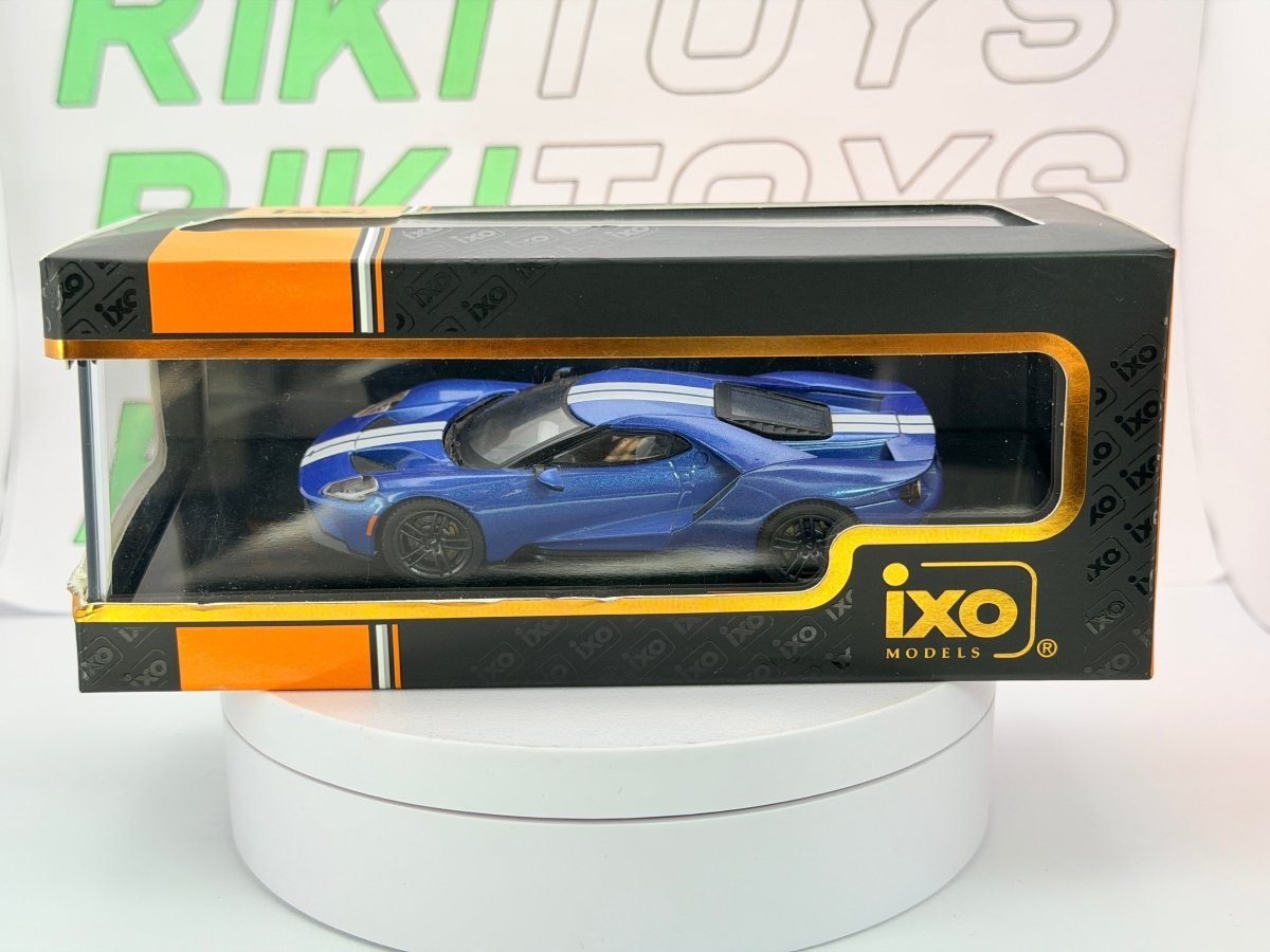 Ford GT 40 IXO 1/36 Blu metallizzato 2017 - RikiToys - IXO