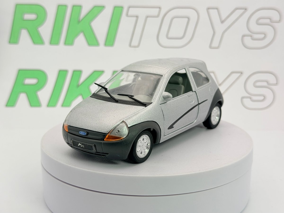 Ford KA 1a Serie Kinsmart 1/32 Argento 1996 - RikiToys - Kinsmart