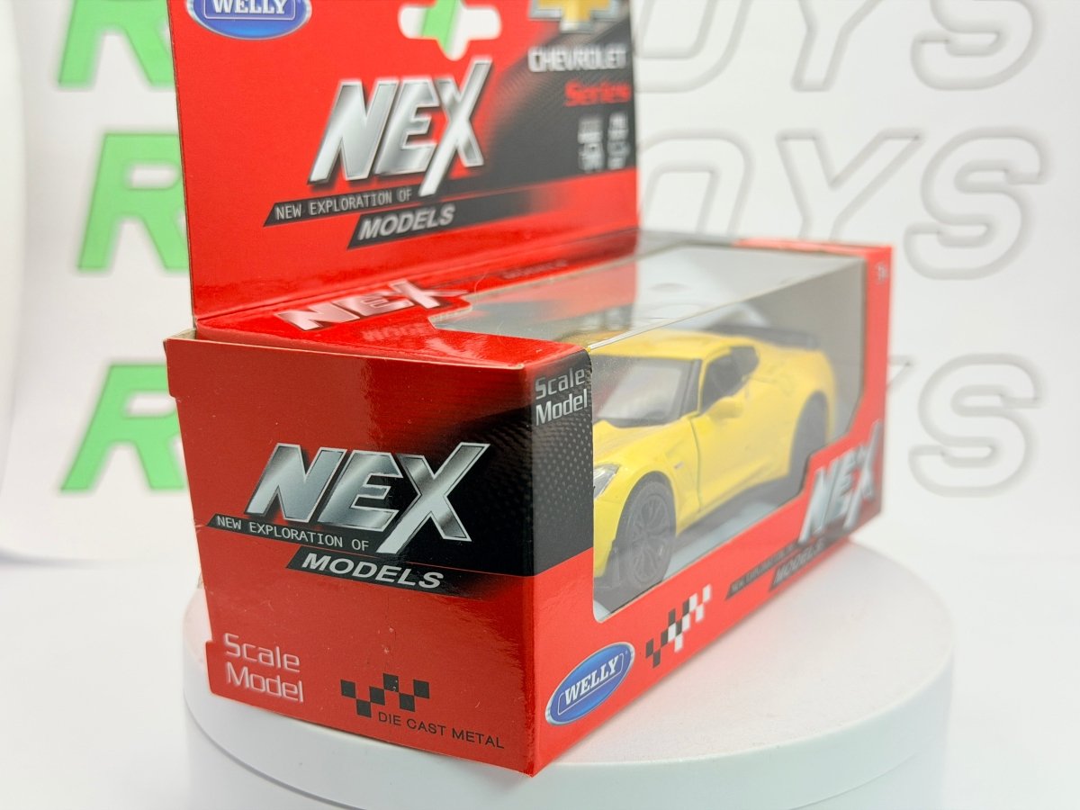 Ford Mustang GT Welly 1/38 Giallo 2015 - RikiToys - Welly