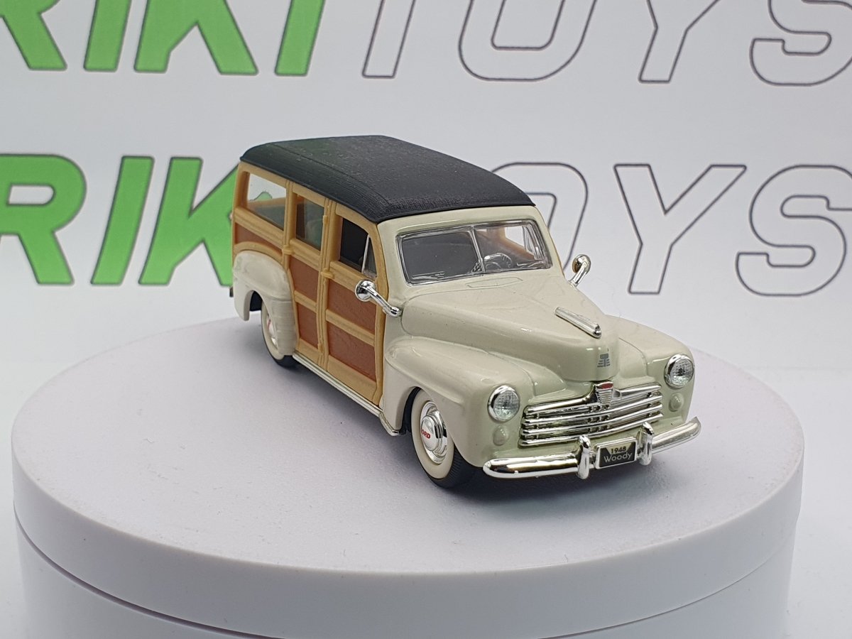 Ford Woody Wagon Road Signature 1/43 Avorio 1948 - RikiToys - Road Signature