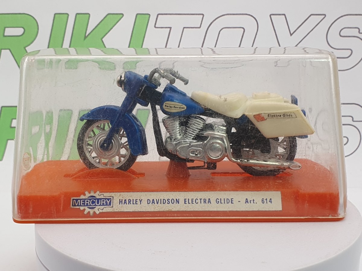 Harley Davidson Electra Glide Mercury 1/24 Blu 1965 - RikiToys - Mercury