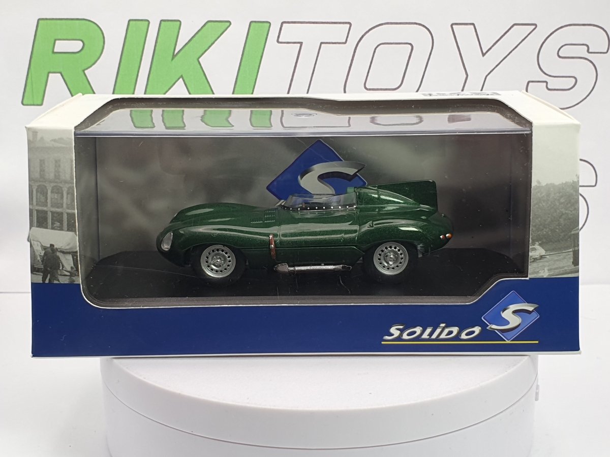 Jaguar D Type Solido 1/43 Verde 1952 - RikiToys - Solido#