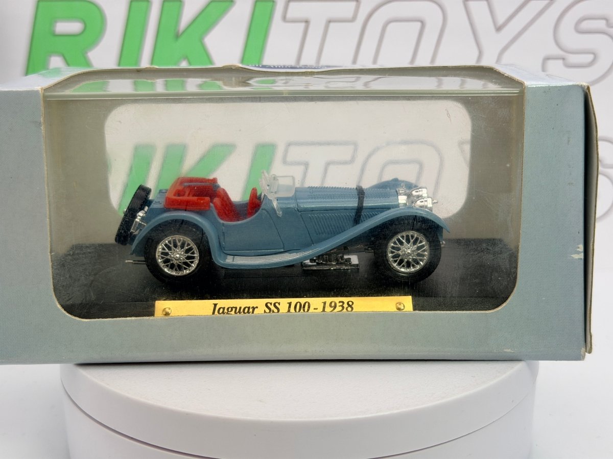 Jaguar SS 100 Solido 1/43 Azzurro metallizzato 1938 - RikiToys - Solido