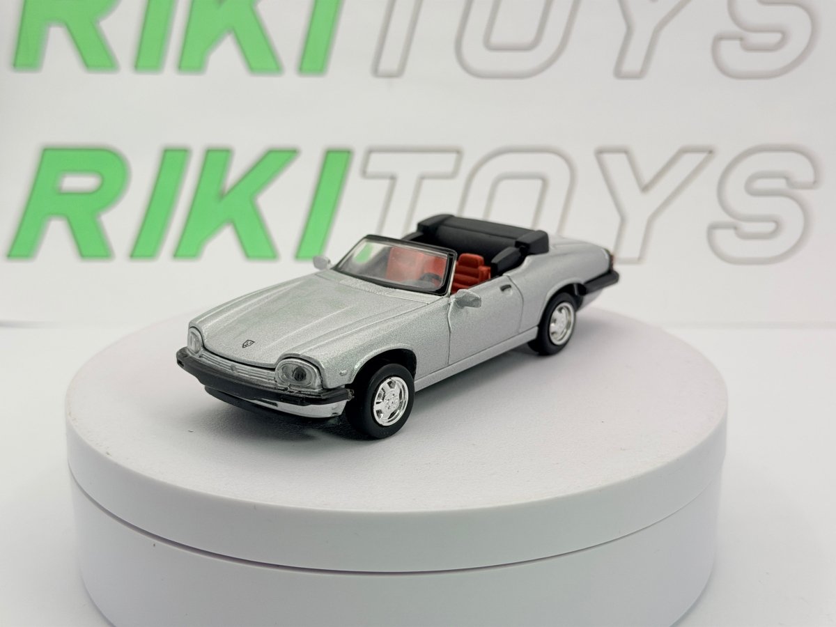 Jaguar XJ Cabrio V12 New Ray 1/43 Argento 1988 - RikiToys - New Ray