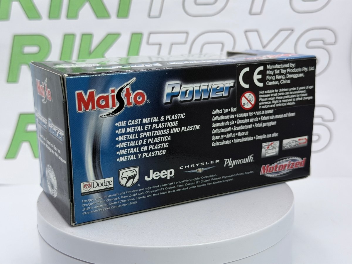 Jeep Cherokee Maisto 1/38 Nero - RikiToys - Maisto