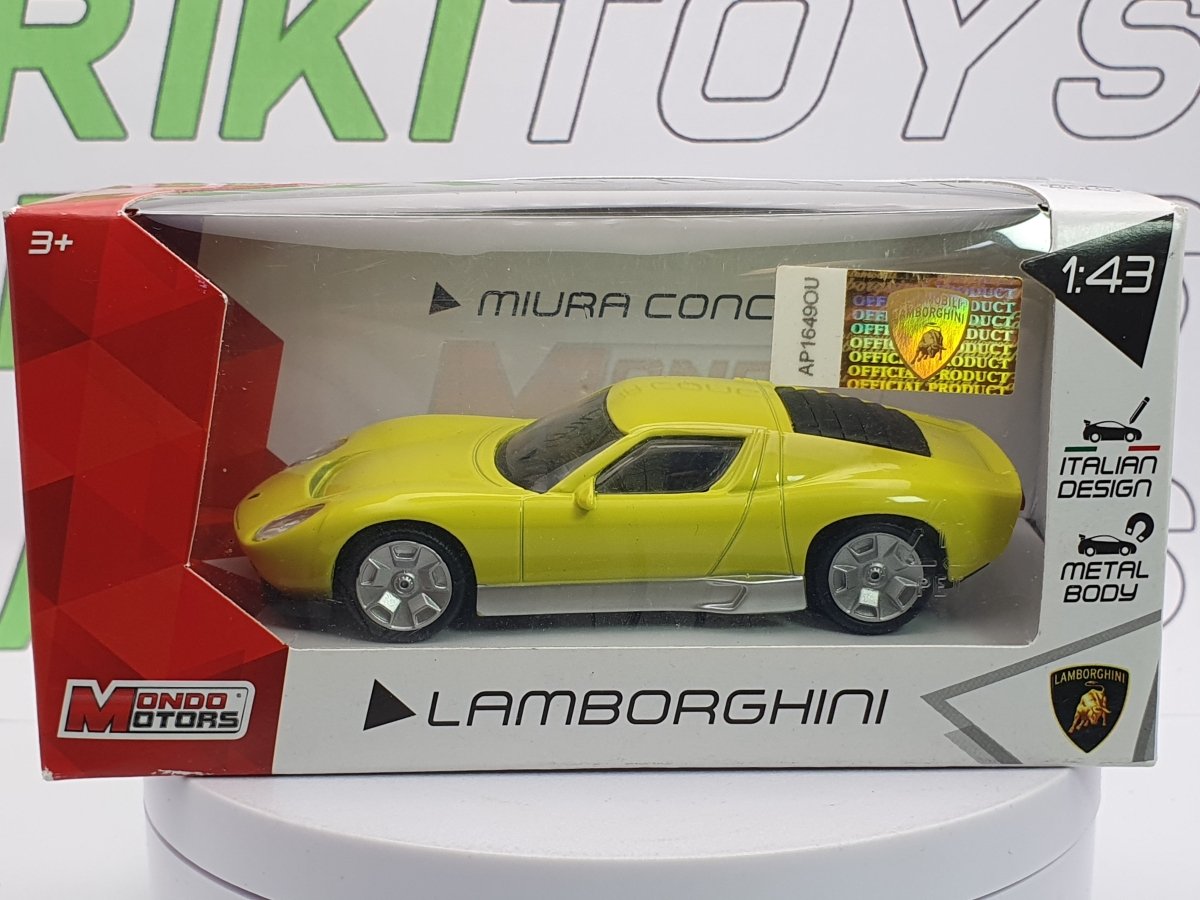 Lamborghini Miura Concept MondoMotors 1/43 Giallo - RikiToys - MondoMotors