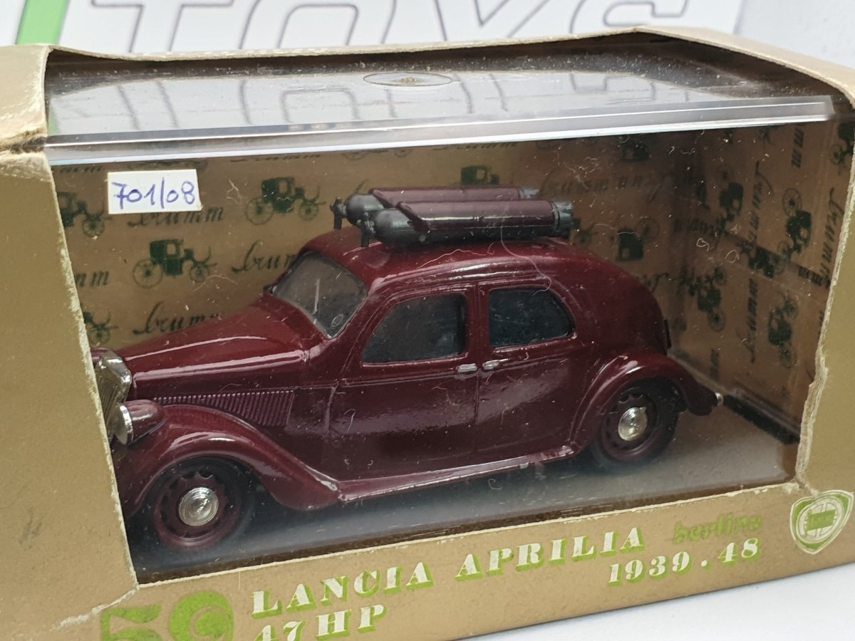Lancia Aprilia Brumm 1/43 Bordeaux 1937 - RikiToys - Brumm