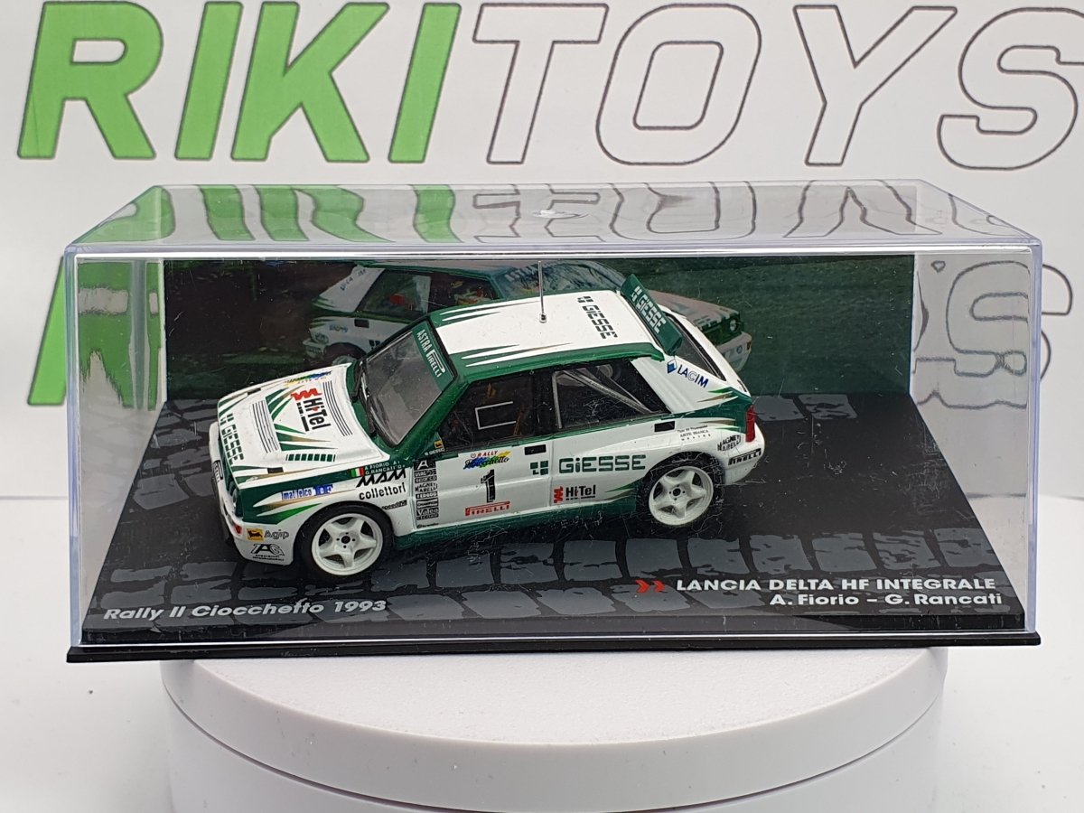Lancia Delta HF Integrale Edicola 1/43 Bianco 1993 - RikiToys - Edicola#