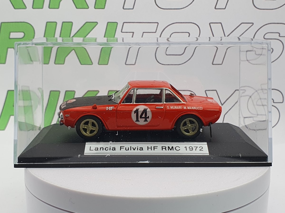 Lancia Fulvia 1600 HF Norev 1/43 Rosso 1972 - RikiToys - Norev