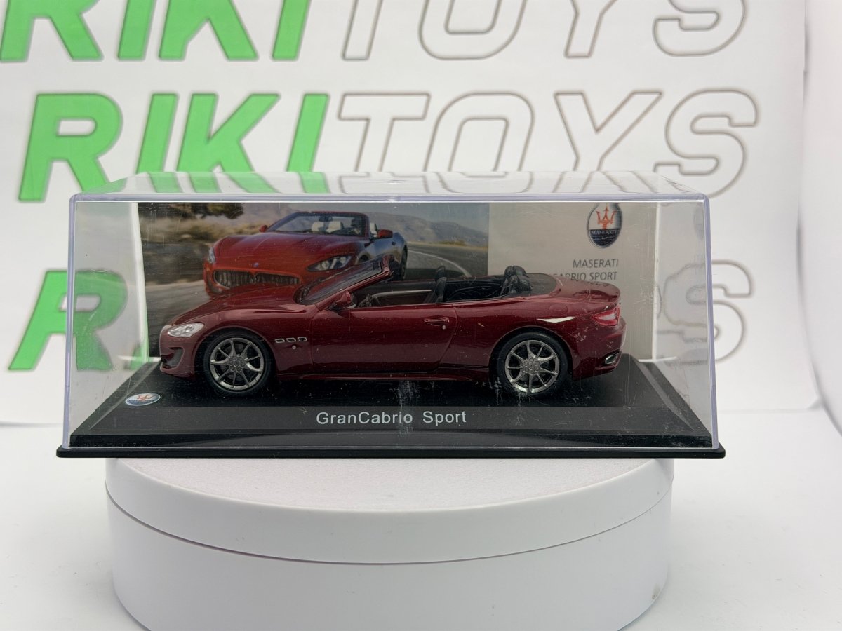 Maserati GranCabrio Sport Leo Models 1/43 Rosso metallizzato - RikiToys - Leo Models