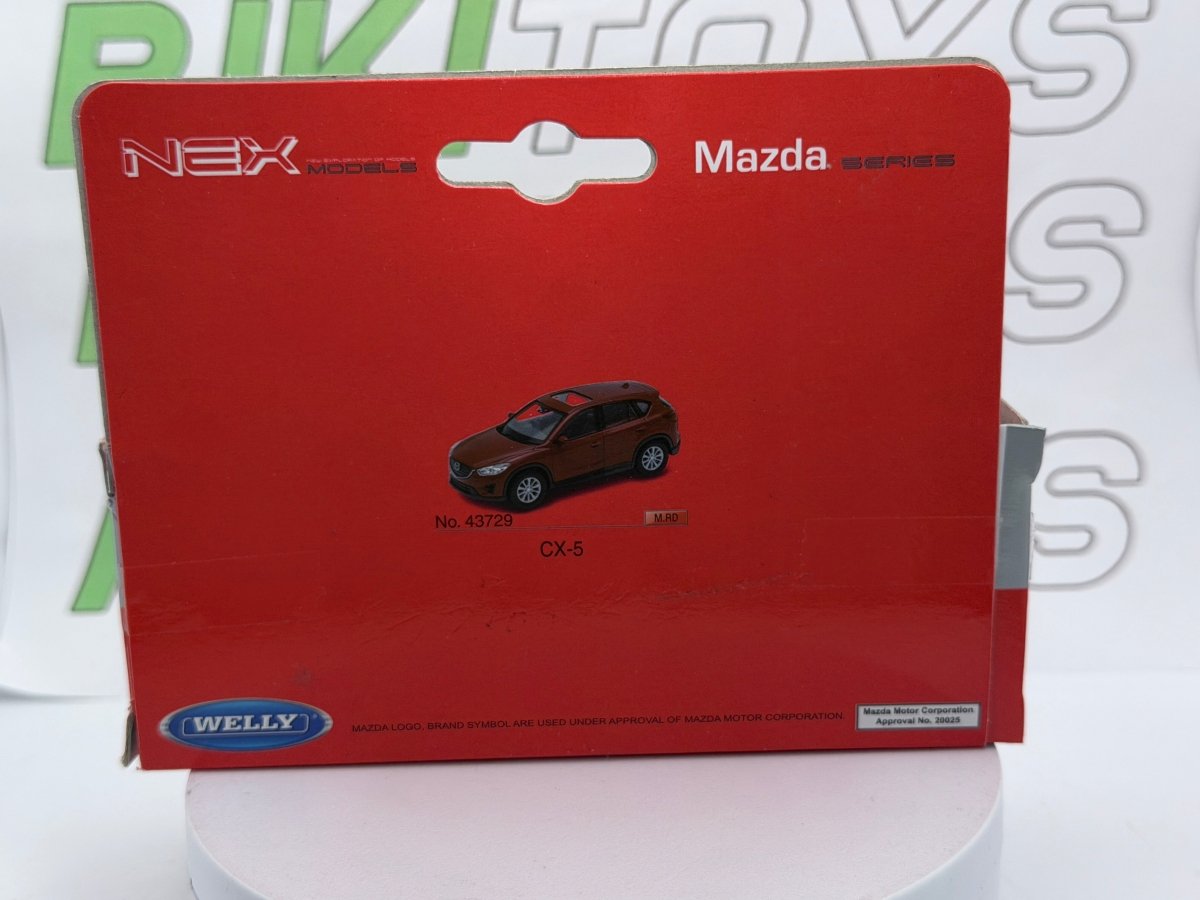 Mazda CX 5 Welly 1/38 Blu metallizzato - RikiToys - Welly