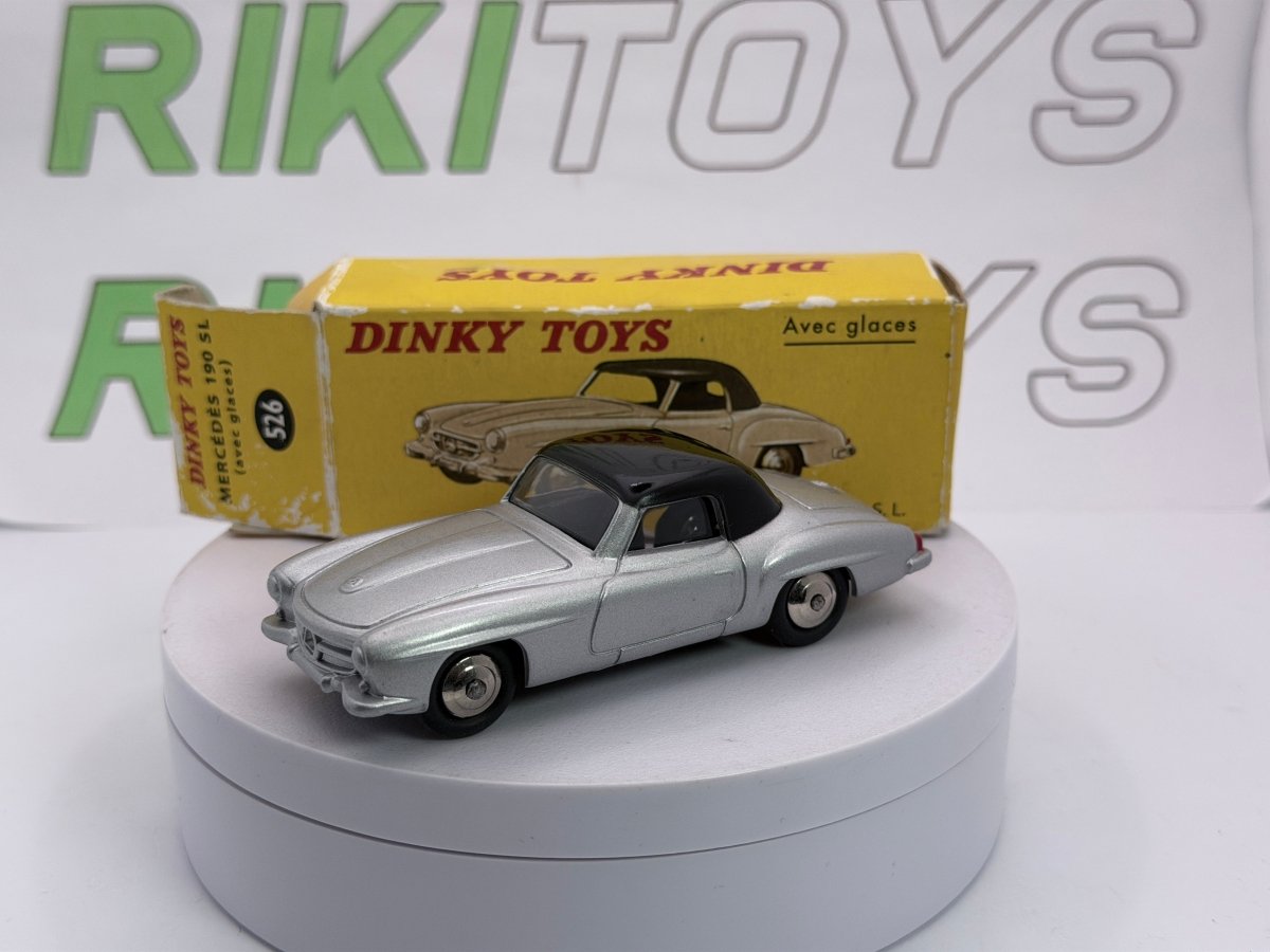 Mercedes Benz 190 SL Dinky-Atlas 1/43 Argento 1955 - RikiToys - Dinky-Atlas