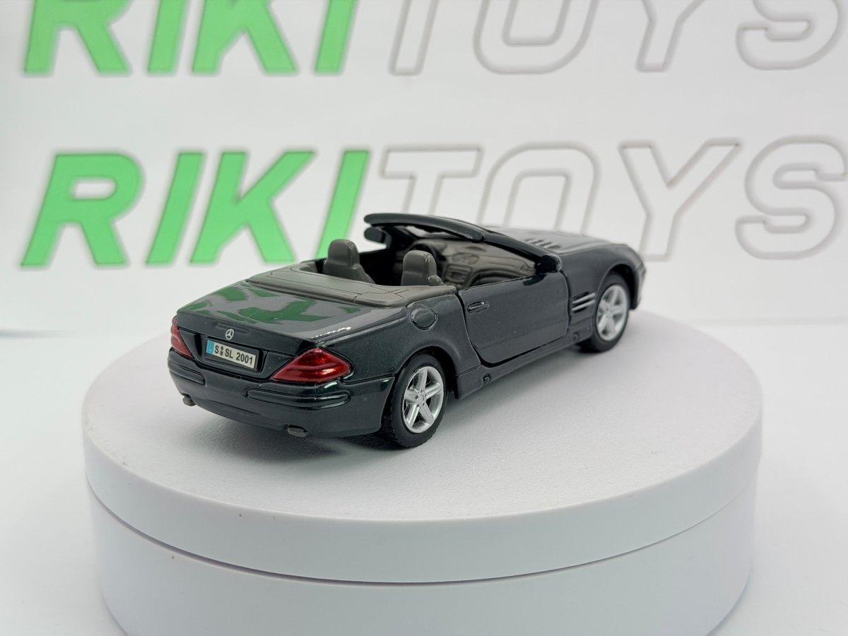 Mercedes Benz 500 SL Maisto 1/38 Nero metallizzato 2005 - RikiToys - Maisto