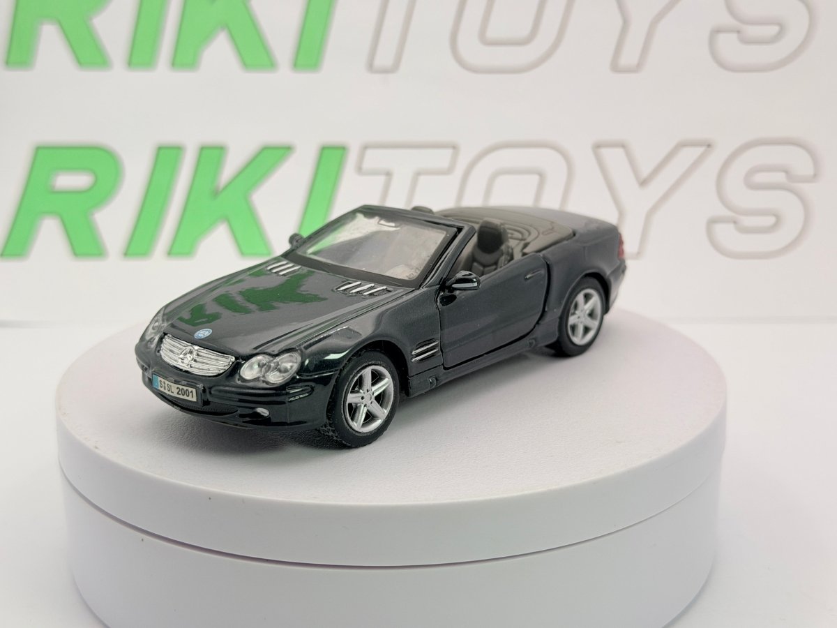Mercedes Benz 500 SL Maisto 1/38 Nero metallizzato 2005 - RikiToys - Maisto