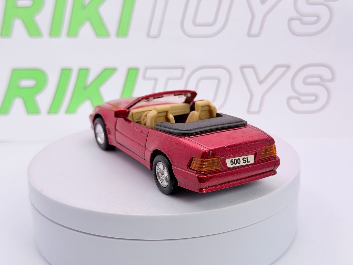 Mercedes Benz 500 SL Welly 1/38 Rosso Metalizzato 1989 - RikiToys - Welly