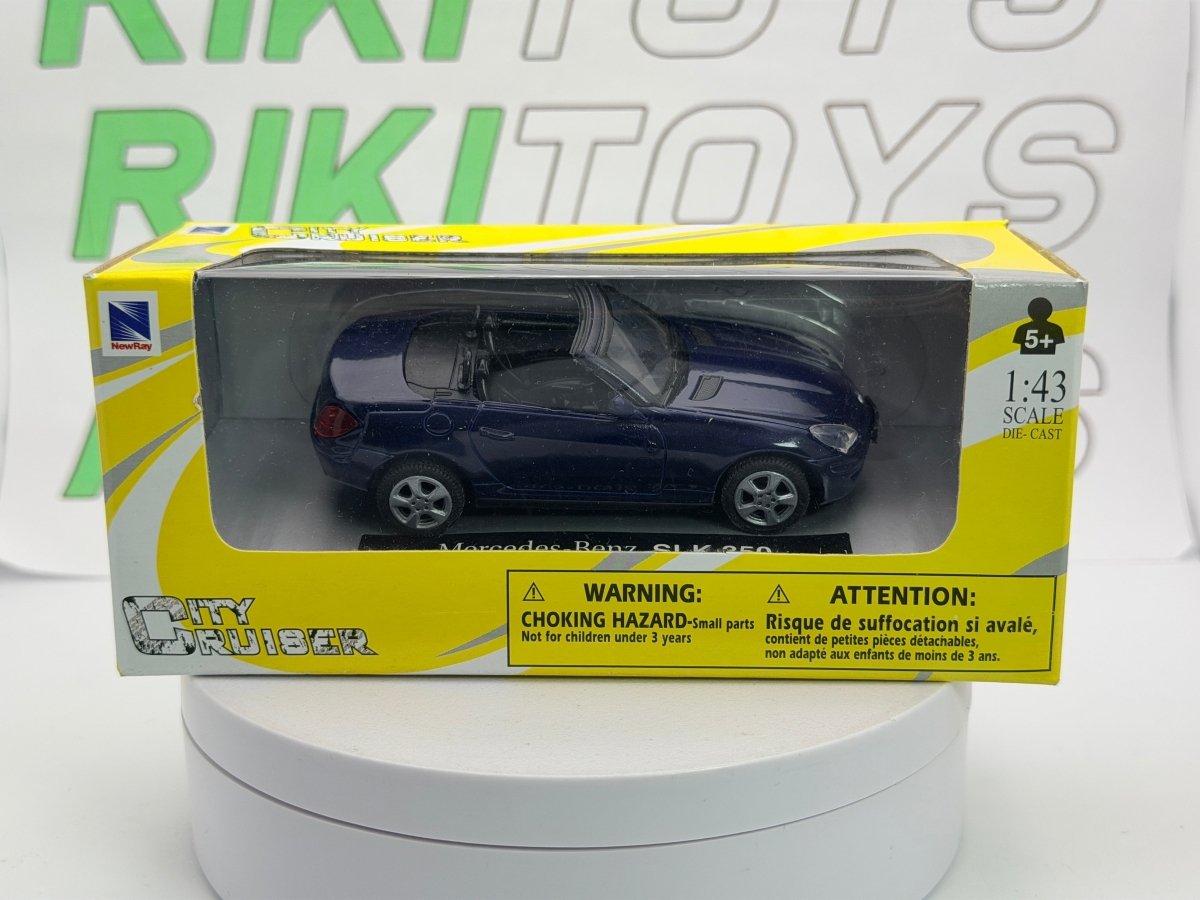 Mercedes Benz SLK 2a R 171 New Ray 1/43 Blu scuro 2004 - RikiToys - New Ray