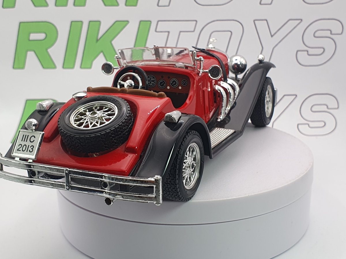Mercedes Benz SSK Burago 1/24 Rosso 1928 - RikiToys - Burago