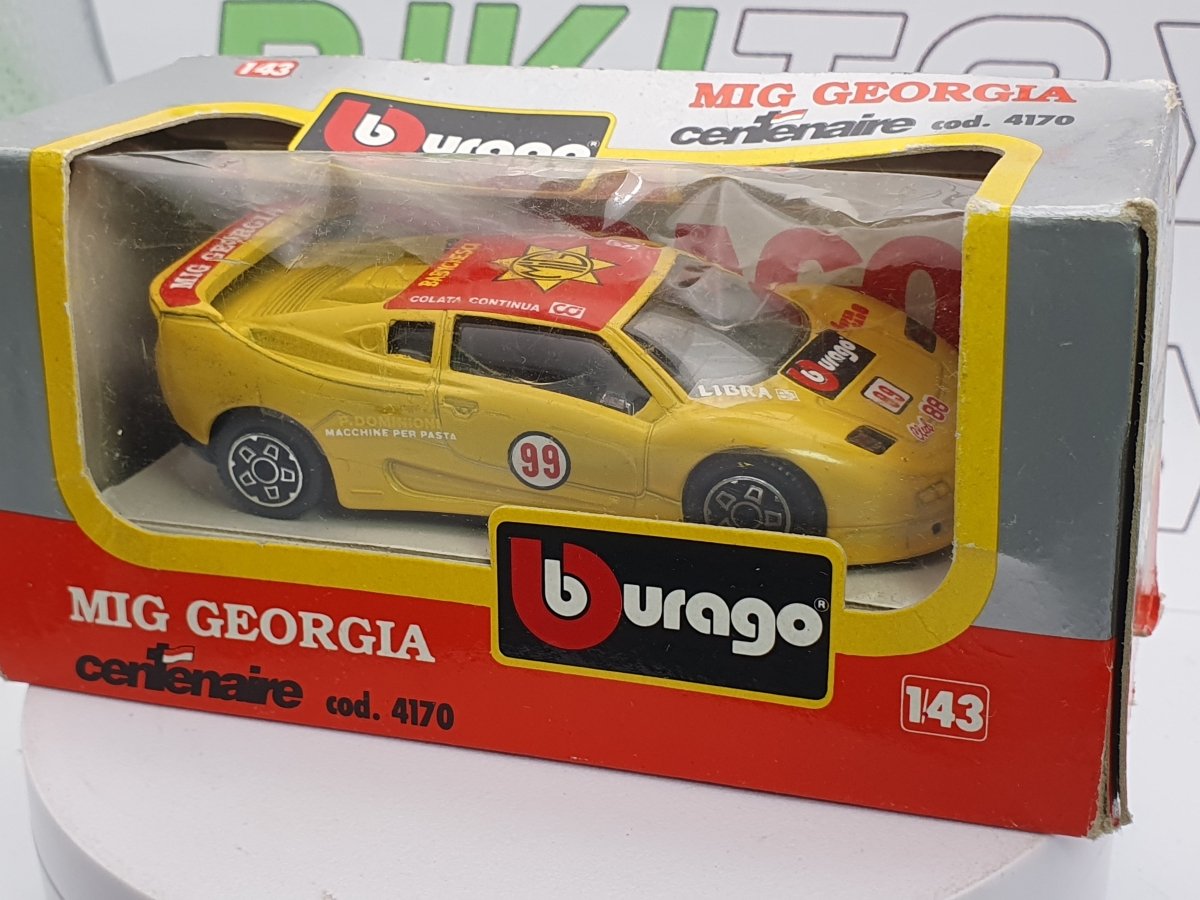 Mig Georgia Burago 1/43 Giallo 1993 - RikiToys - Burago