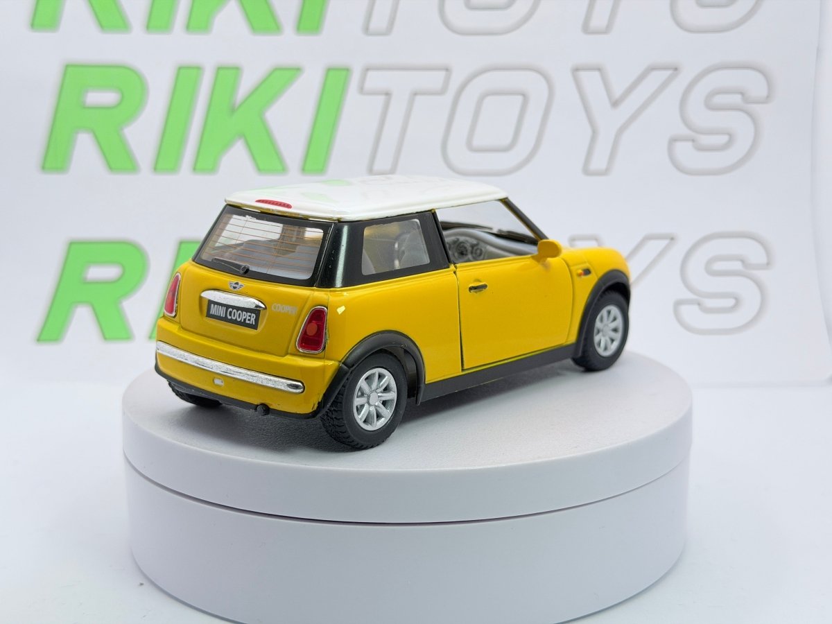 Mini Cooper Kinsmart 1/28 Giallo - RikiToys - Kinsmart
