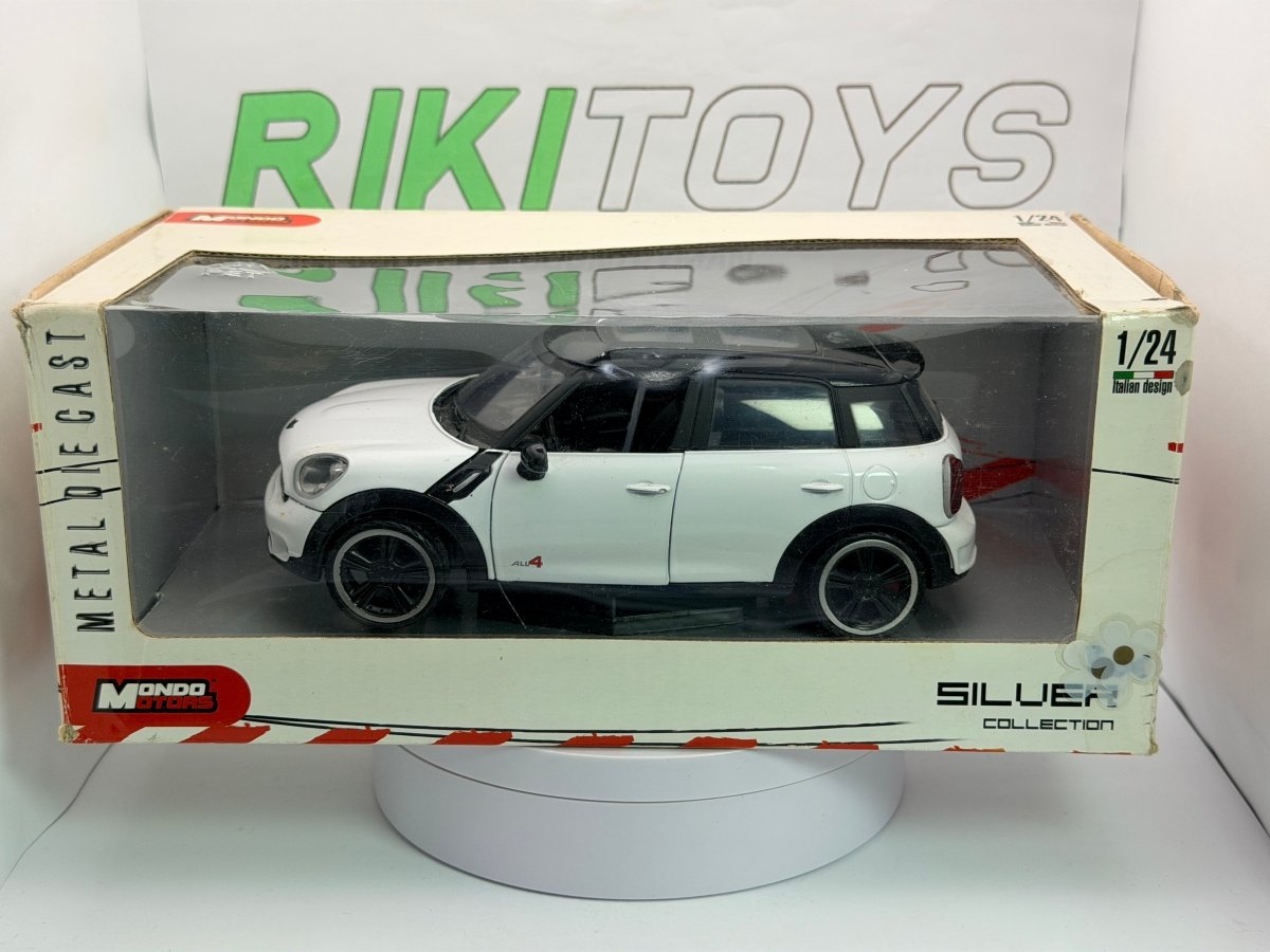Mini Cooper S Countryman Mondo Motors 1/24 Bianco - RikiToys - Mondo Motors