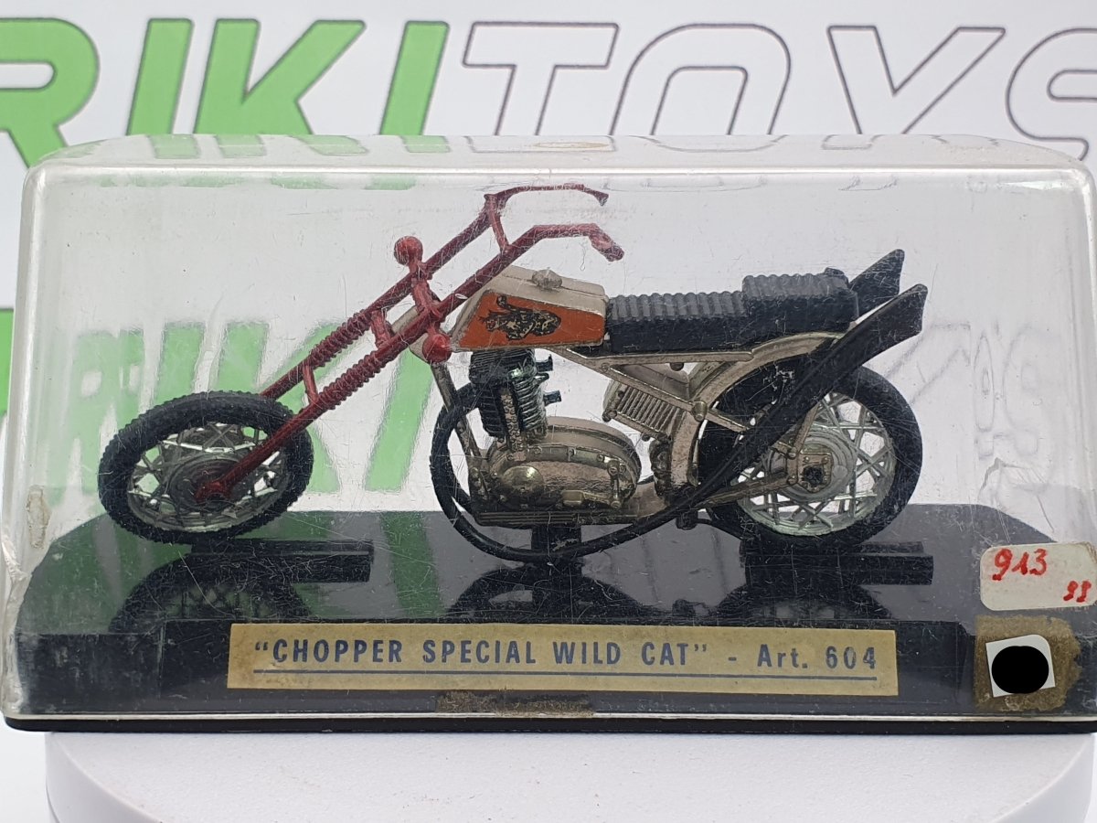 Moto Chopper Wildcat Mercury 1/24 Argento 1972 - RikiToys - Mercury