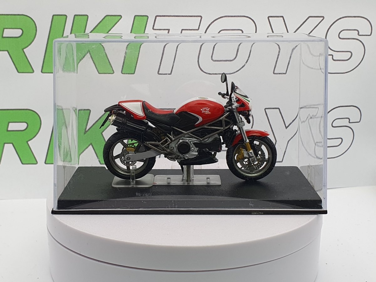 Moto Ducati Monster S4 (2002) Edicola 1/24 Rosso - RikiToys - Edicola#