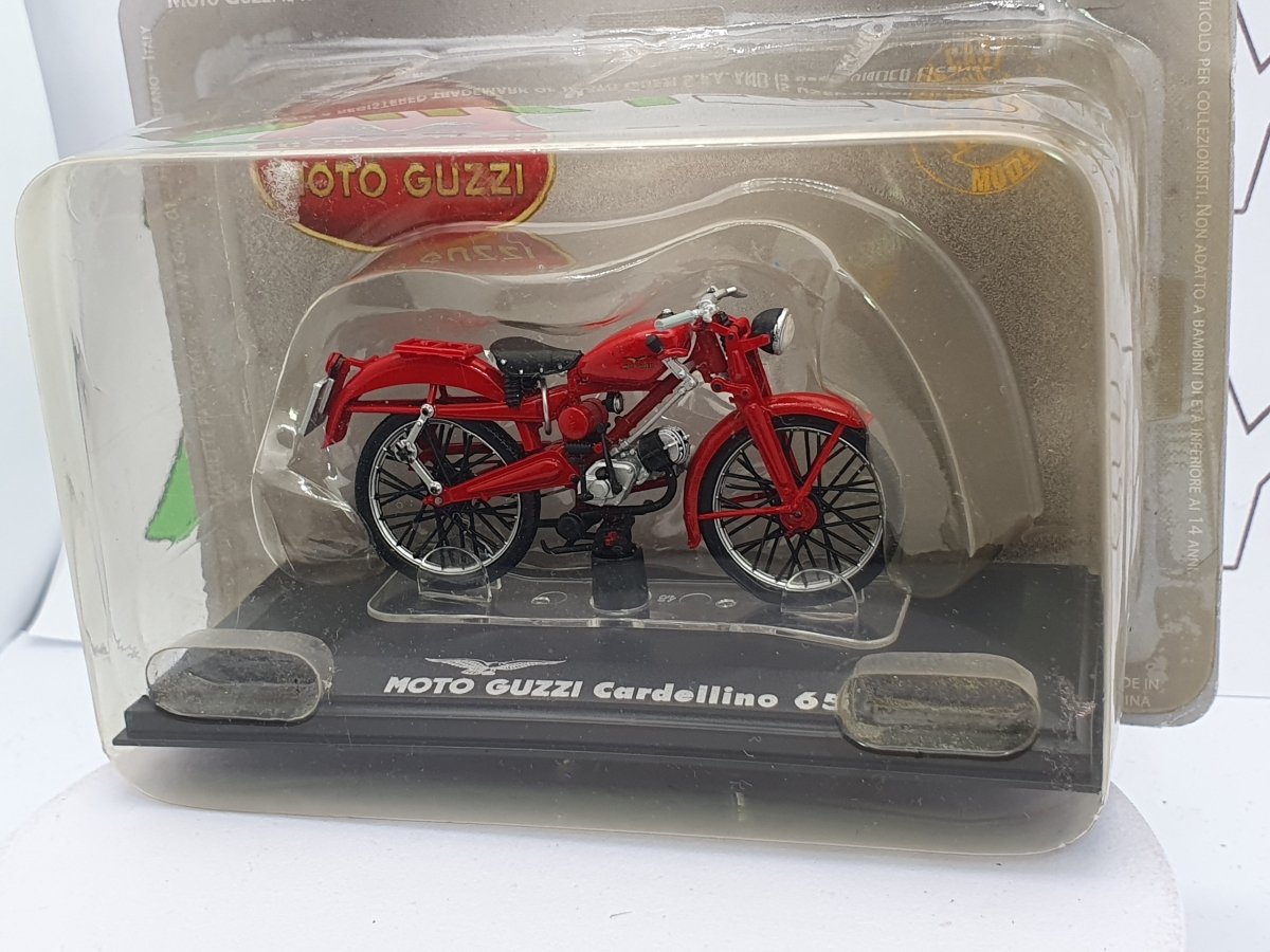 Moto Guzzi Cardellino Starline 1/24 Rosso 1946 - RikiToys - Starline