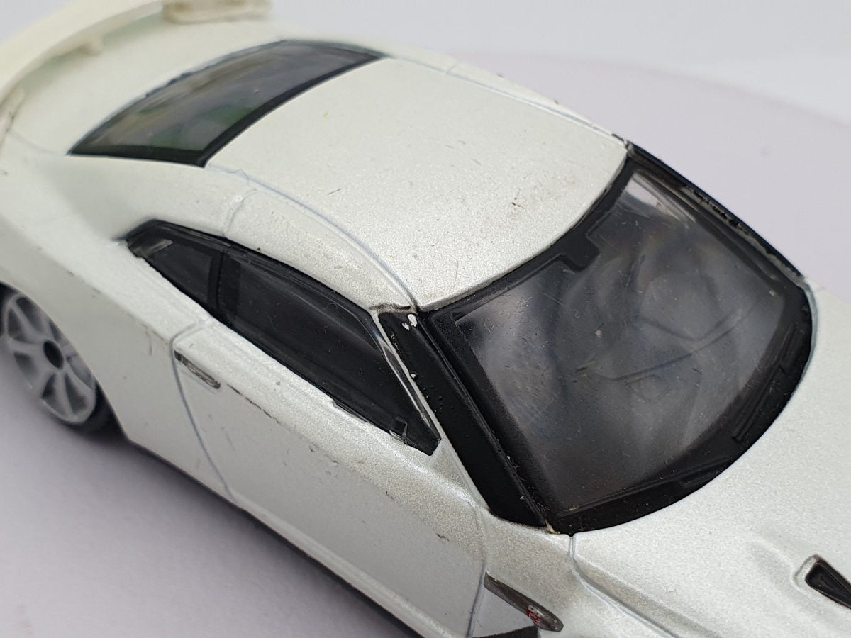 Nissan GT - R Burago 1/43 Bianco 2009 - RikiToys - Burago
