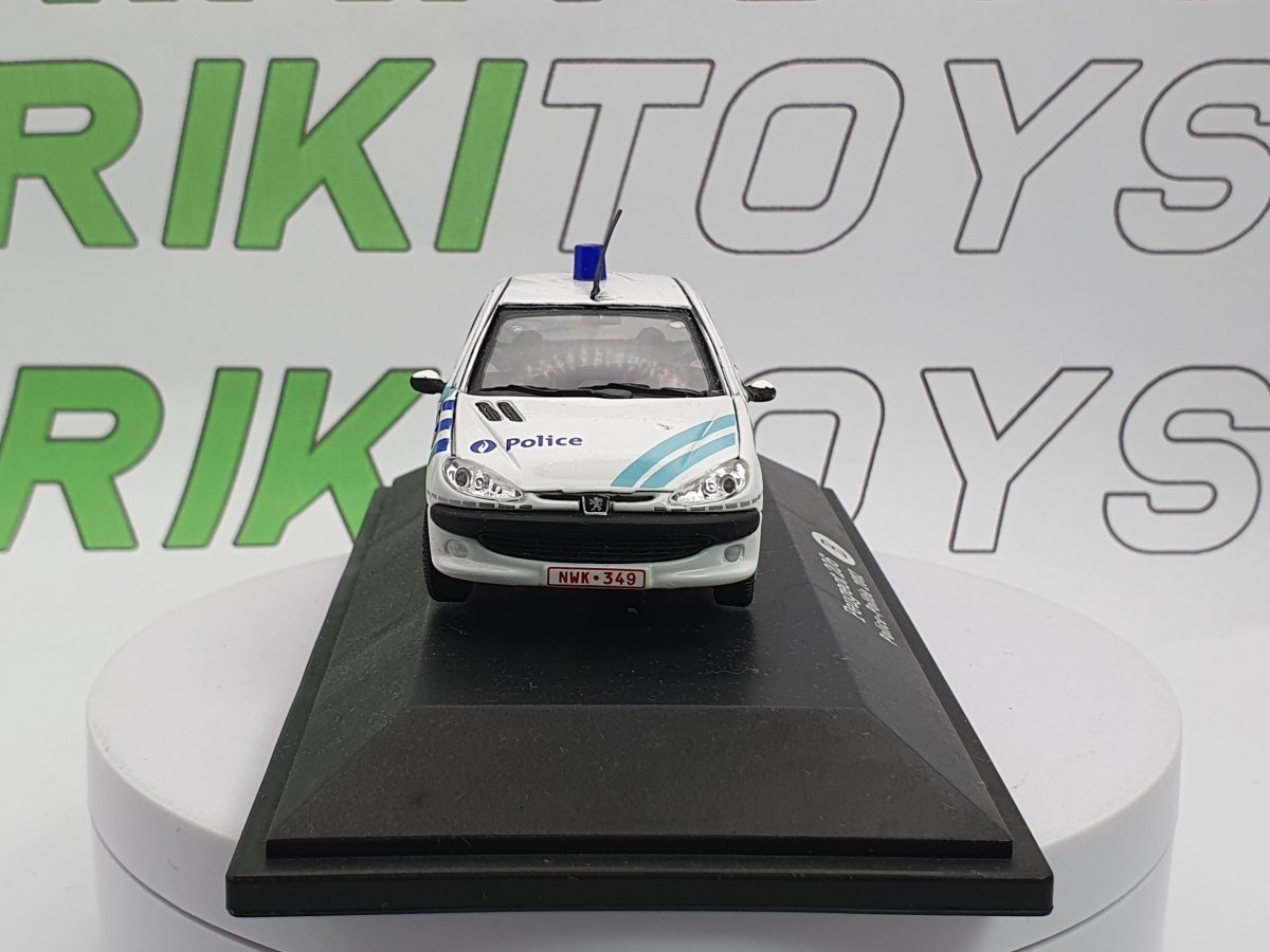 Peugeot 206 Edicola 1/43 Bianco 2002 - RikiToys - Edicola