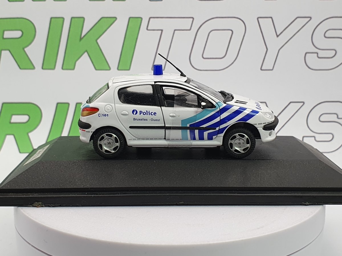 Peugeot 206 Edicola 1/43 Bianco 2002 - RikiToys - Edicola