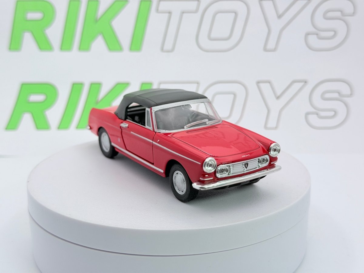 Peugeot 404 Cabrio Welly 1/38 Rosso - RikiToys - Welly