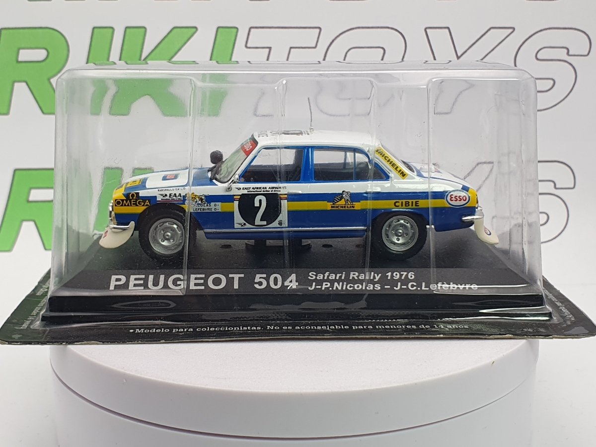 Peugeot 504 Safari Edicola 1/43 Azzurro 1976 - RikiToys - Edicola