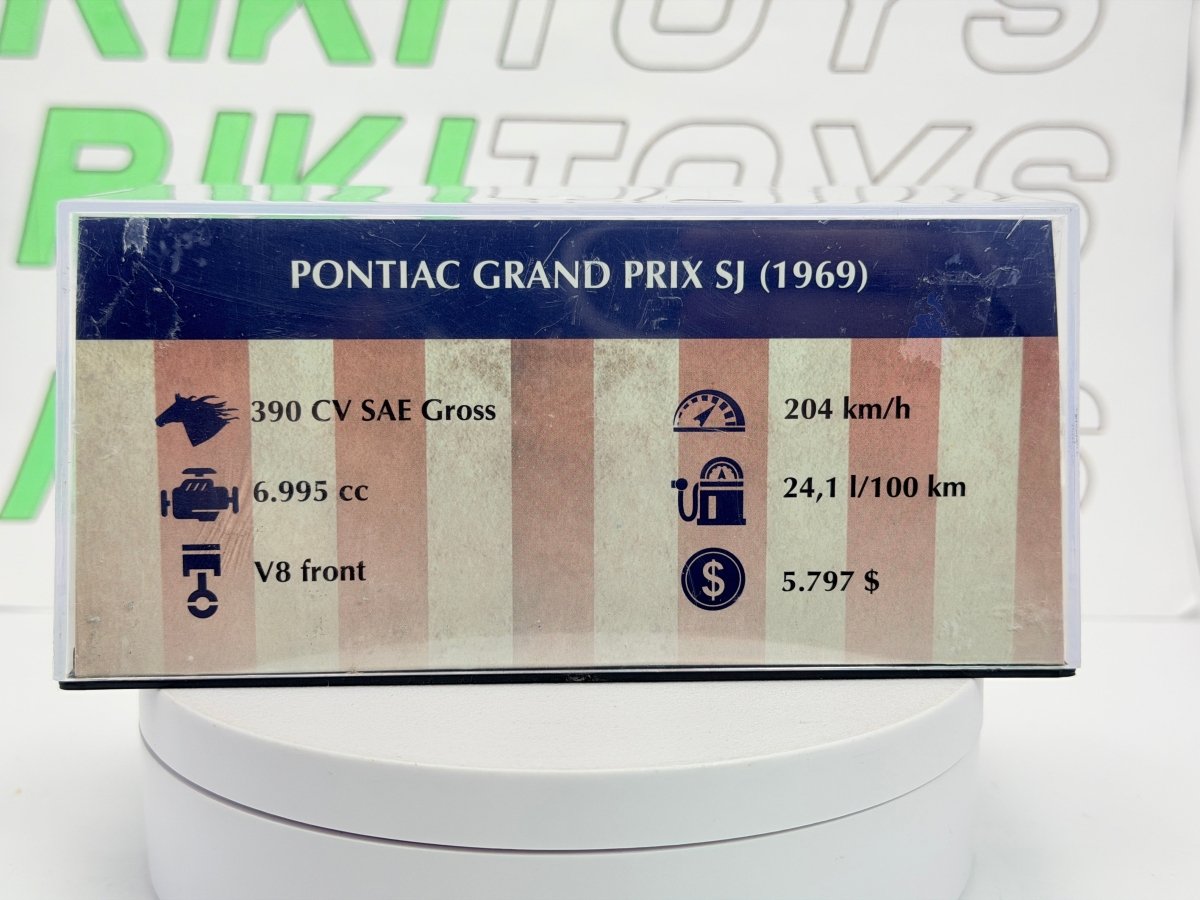 Pontiac Gran Prix SJ Edicola 1/43 Azzurro metallizzato 1969 - RikiToys - Edicola