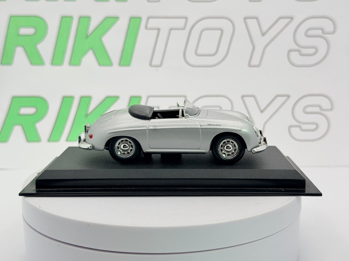 Porsche 356 Speedster Del Prado 1/43 Argento 1955 - RikiToys - Del Prado