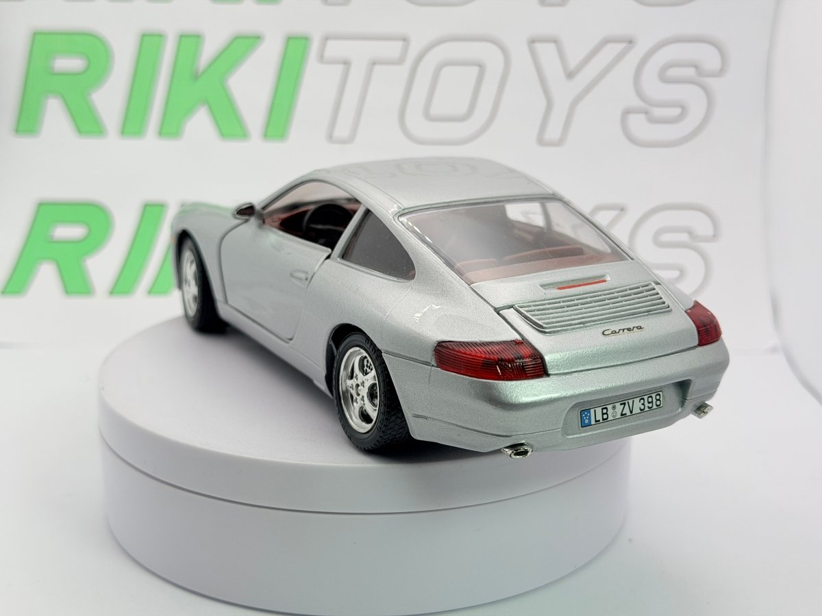 Porsche 911 996 Burago 1/24 Argento - RikiToys - Burago