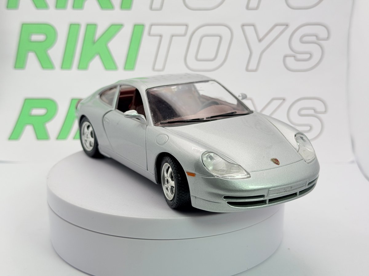 Porsche 911 996 Burago 1/24 Argento - RikiToys - Burago