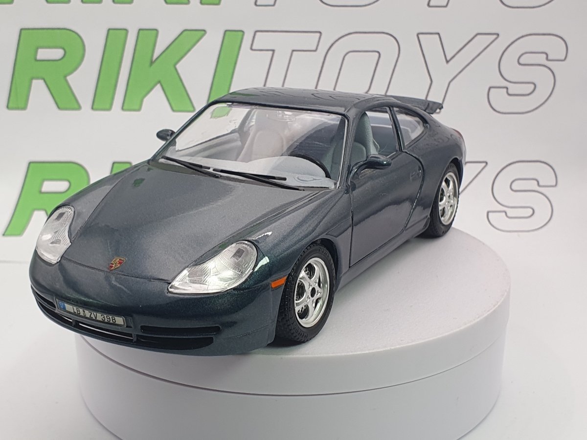 Porsche 911 Carrera Coupé Burago 1/24 Blu met. 1997 - RikiToys - Burago
