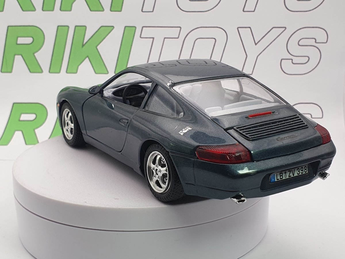 Porsche 911 Carrera Coupé Burago 1/24 Blu met. 1997 - RikiToys - Burago