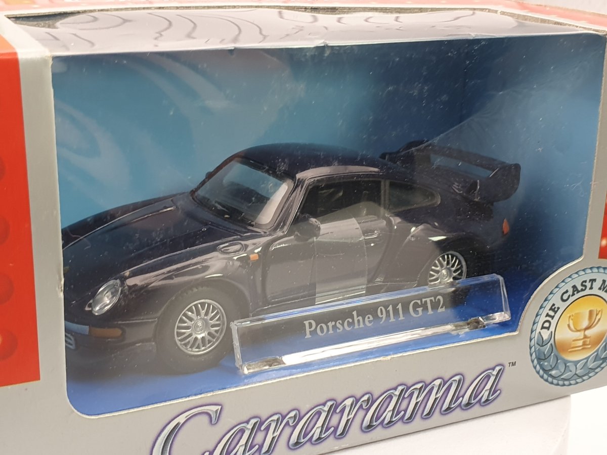 Porsche 911 GT 2 Cararama 1/43 Blu 1995 - RikiToys - Cararama