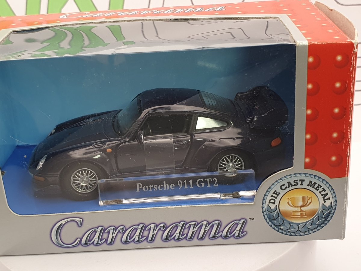 Porsche 911 GT 2 Cararama 1/43 Blu 1995 - RikiToys - Cararama