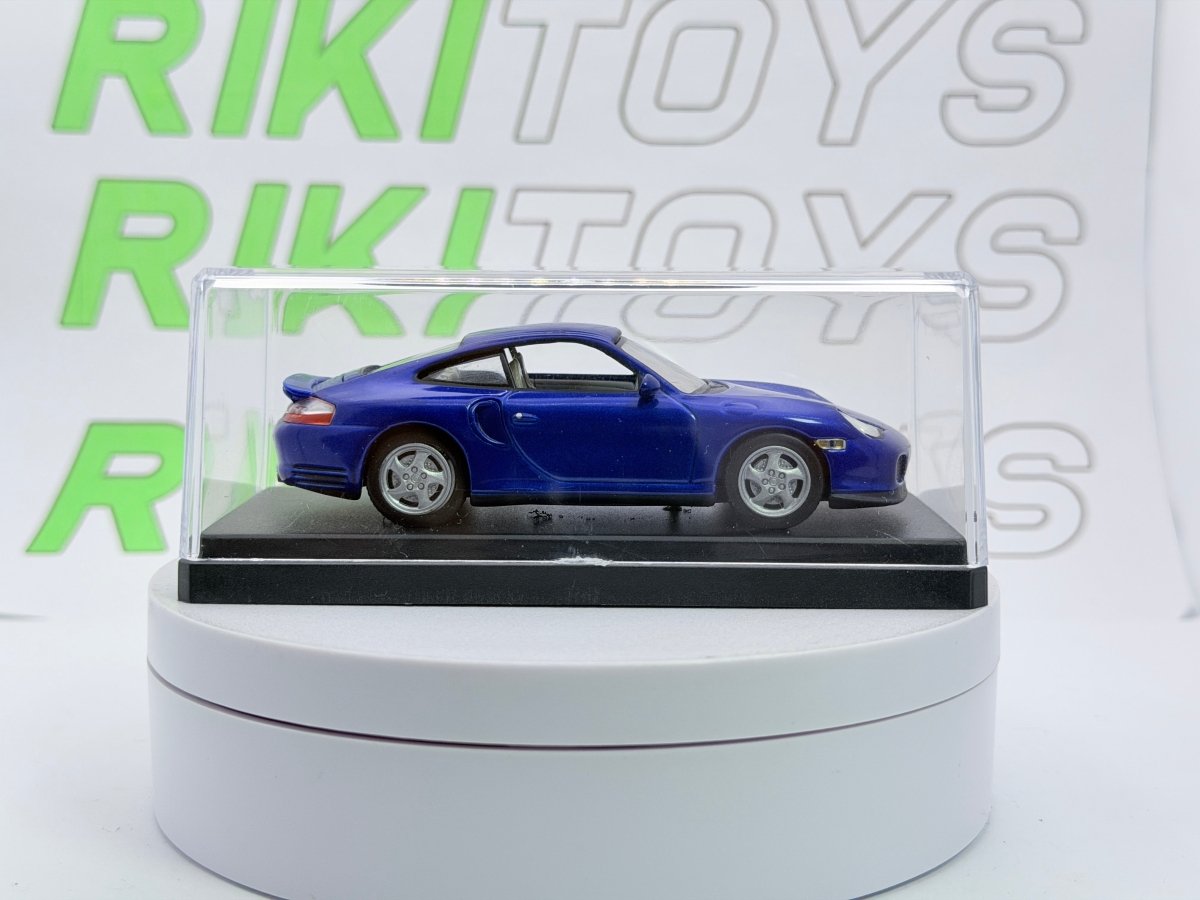 Porsche 911 Turbo Edicola 1/43 Blu metallizzato 2000 - RikiToys - Edicola#