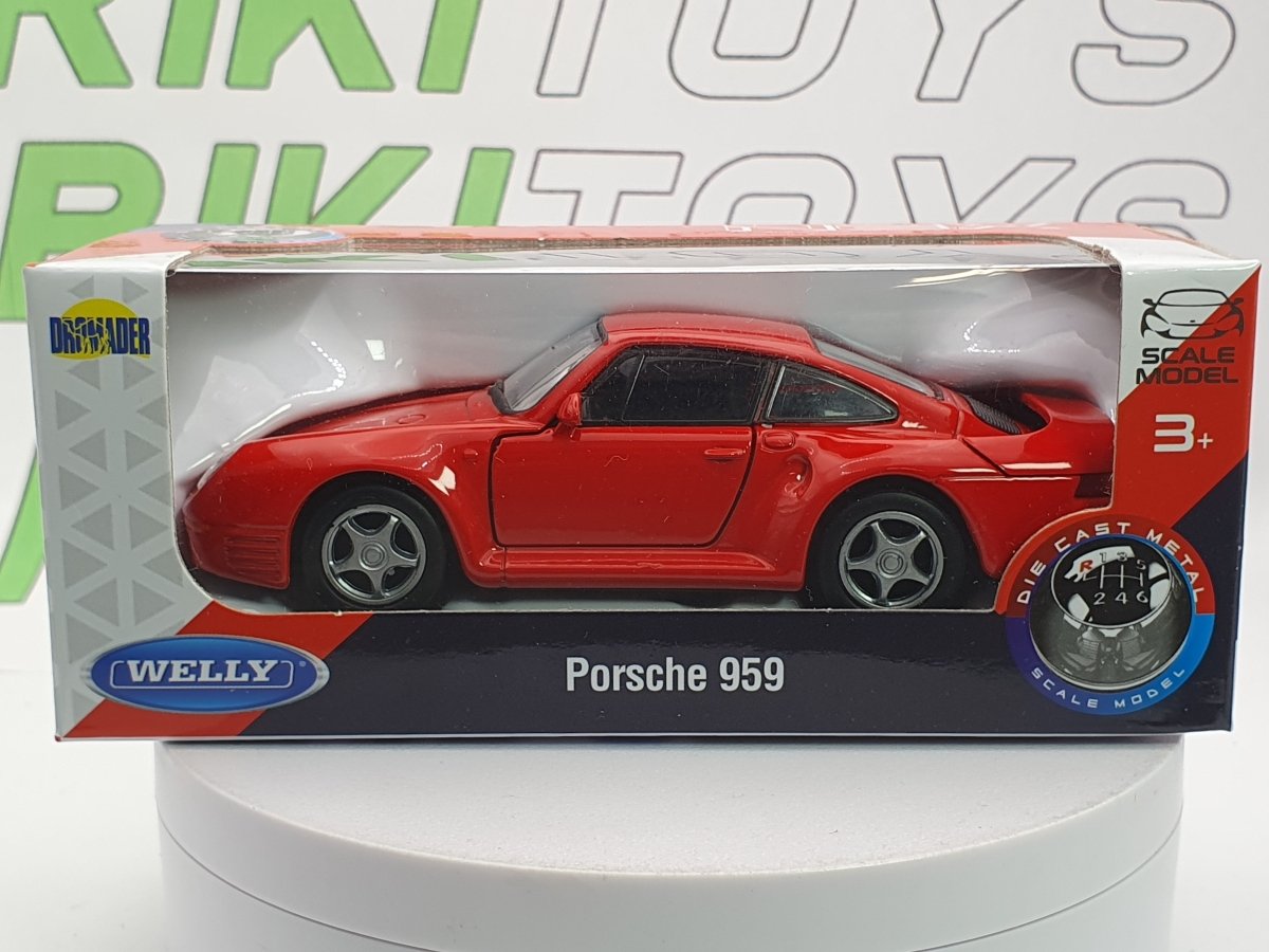 Porsche 959 Welly 1/40 Rosso - RikiToys - Welly
