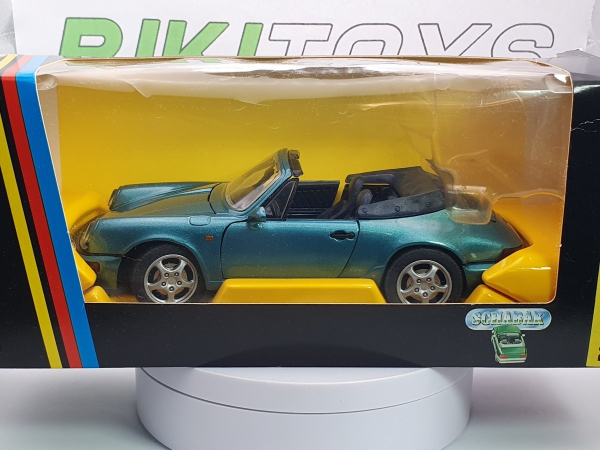 Porsche Carrera 964 2 Schabak 1/24 Verde 1988 - RikiToys - Schabak