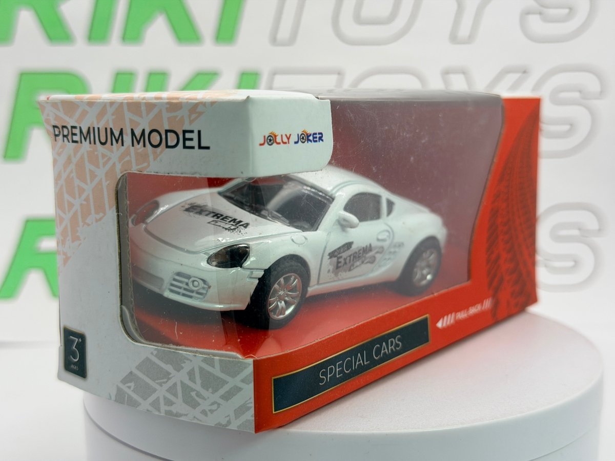 Porsche Cayman Jolly Joker 1/43 Bianco - RikiToys - Jolly Joker