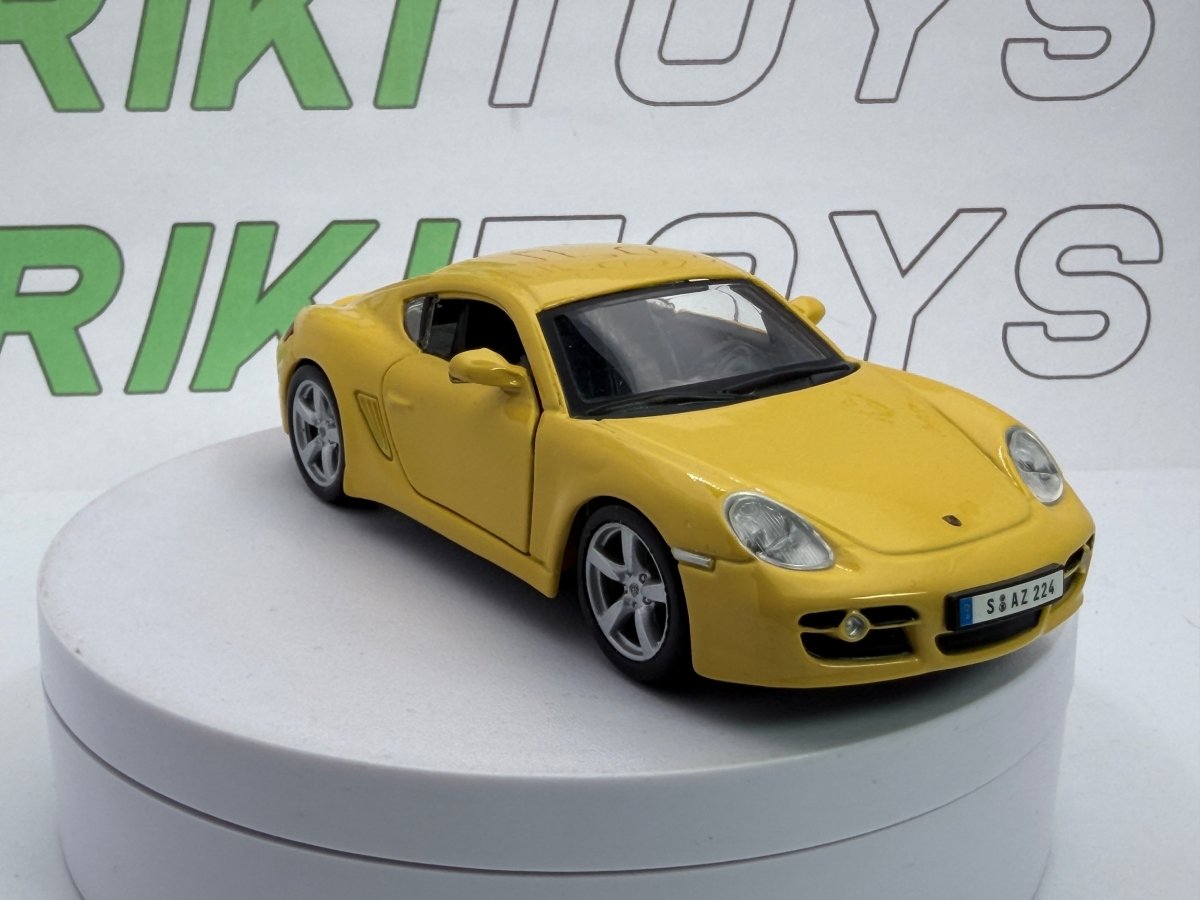 Porsche Cayman S Burago 1/32 Giallo - RikiToys - Burago