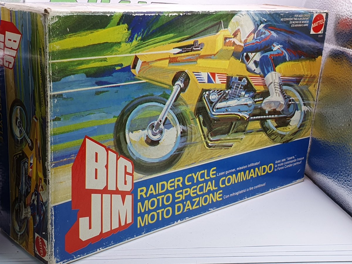 Raider Cycle Mattel Beige - RikiToys - Mattel#