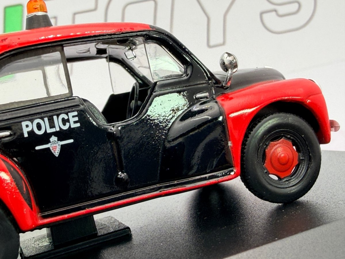 Renault 4 CV Sport Eligor 1/43 Rosso - RikiToys - Eligor