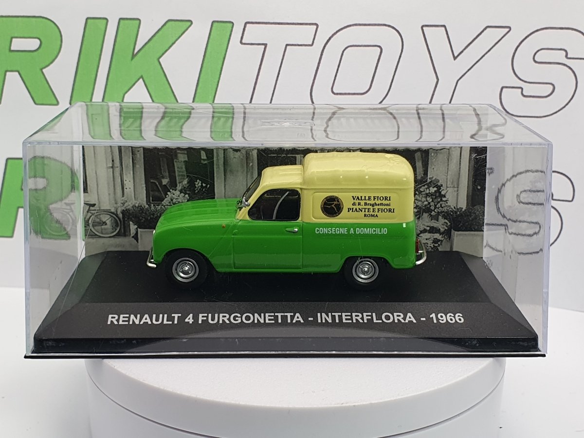 Renault 4 Furgonata Interflora 1966 Edicola 1/43 - RikiToys - Edicola#
