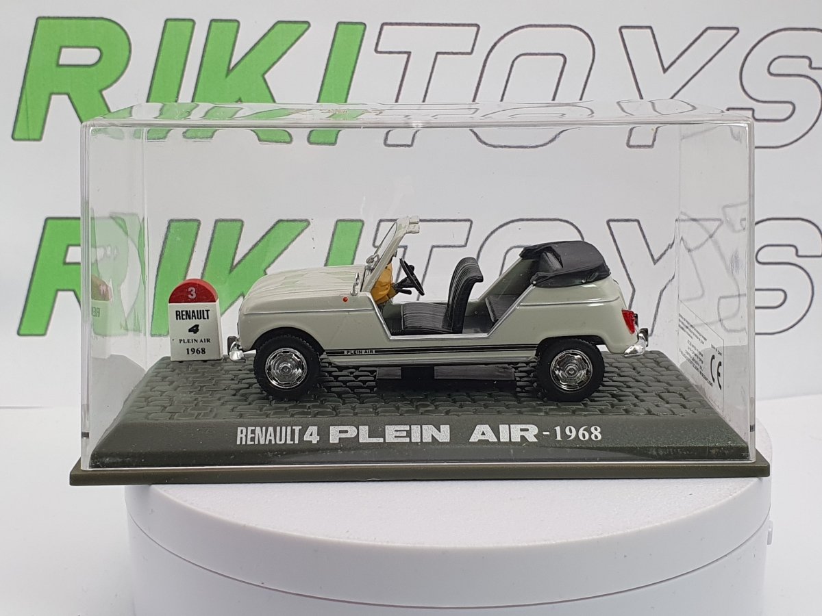 Renault 4 Plein Air Edicola 1/43 Grigio 1968 - RikiToys - Edicola#