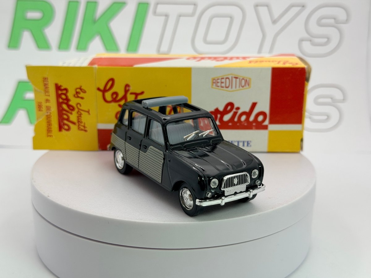 Renault R4 Parisienne Solido 1/43 Nero 1964 - RikiToys - Solido